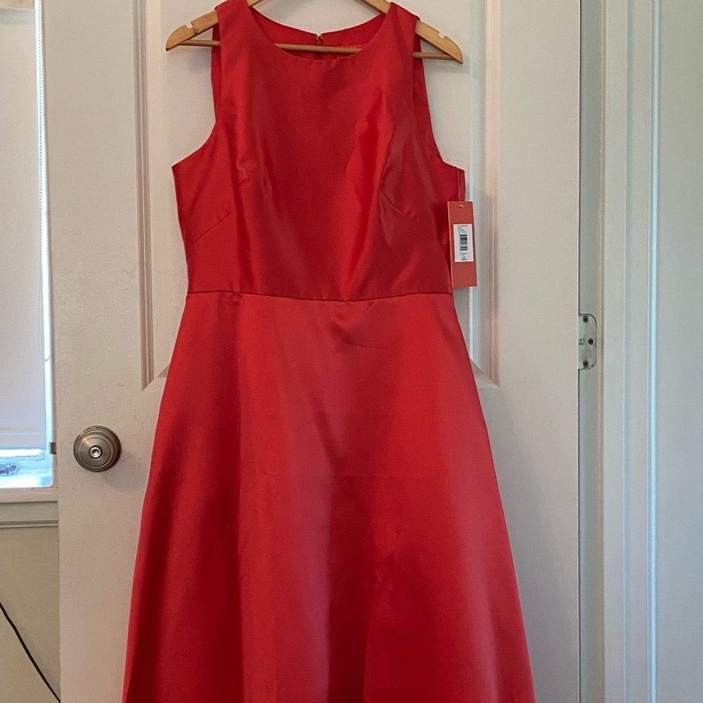 Red Monique Lhuiller full-length gown